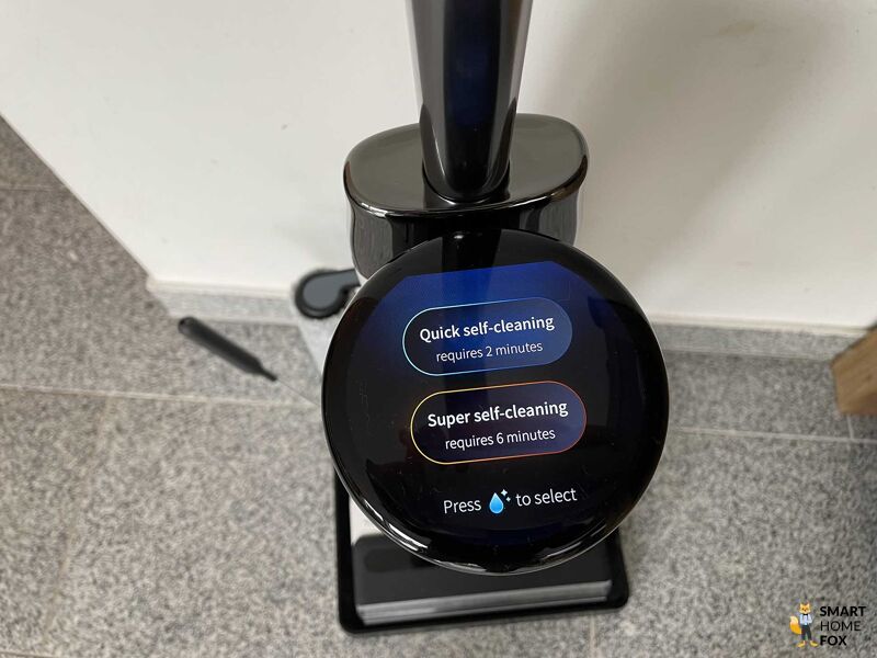 Tineco Floor One S7 Pro во время самоочистки